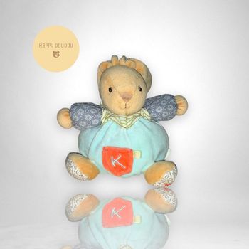 Doudou Peluche Lapin Coloré fleurs Kaloo A254