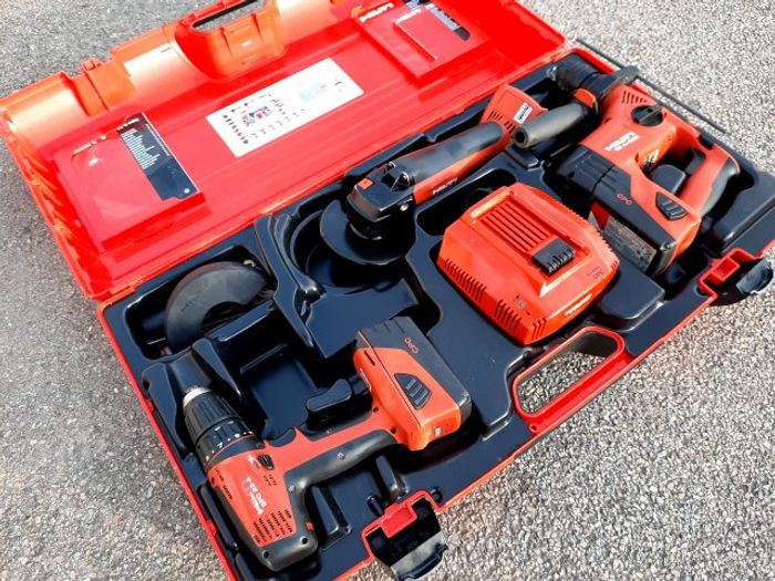 Kit 3 tool Hilti en tres bon etat Beebs