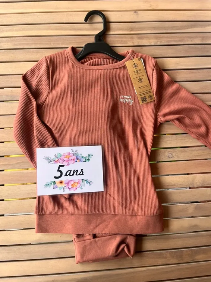 Pyjama 2 pièces côtelé kiabi 5 ans