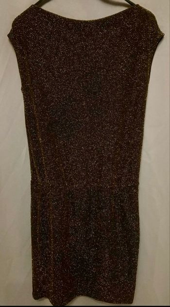 Robe pailletée »Promod »noire et dorée