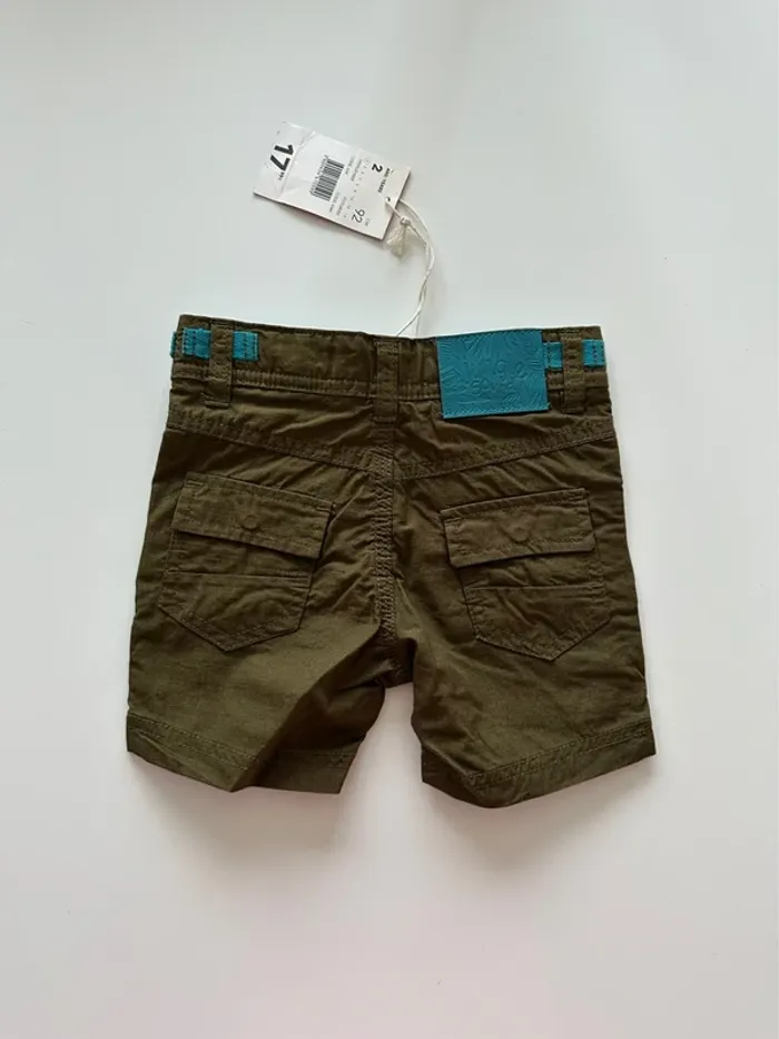 Short vert kaki - 2 ans - DPAM - neuf avec étiquette - photo numéro 5