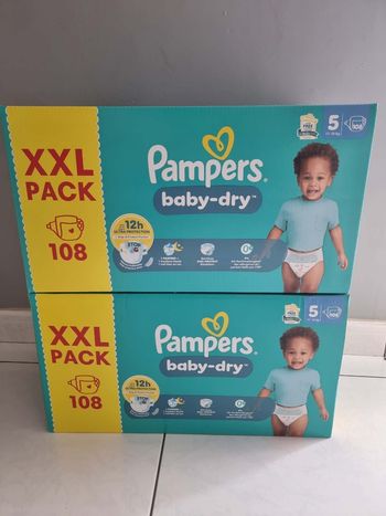  couches pampers  taille 5 