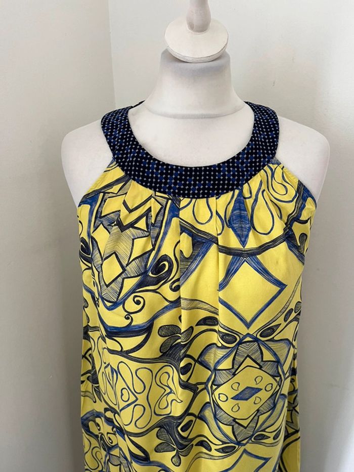 Robe jaune et bleue one step S - photo numéro 3