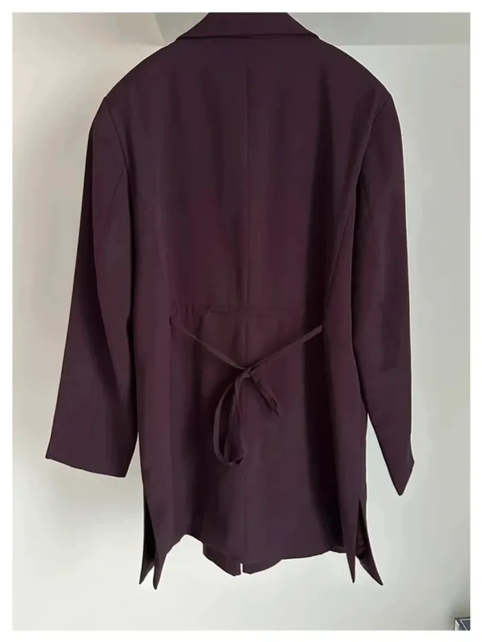 Blazer femme mauve en très bon état, taille 44 - photo numéro 2
