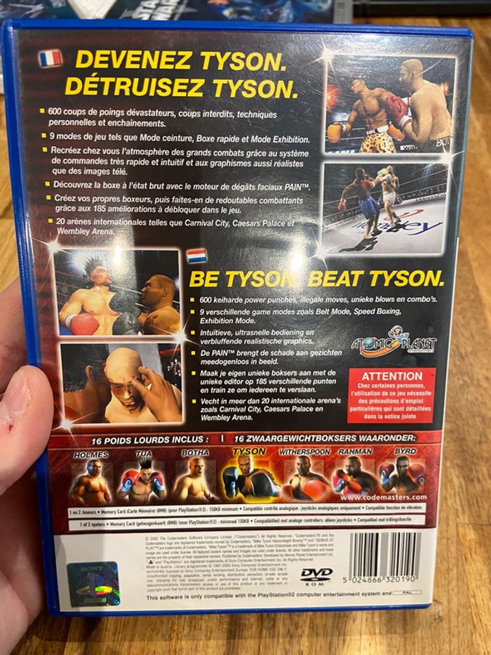 Mike tyson heavyweight boxing ps2 - photo numéro 3