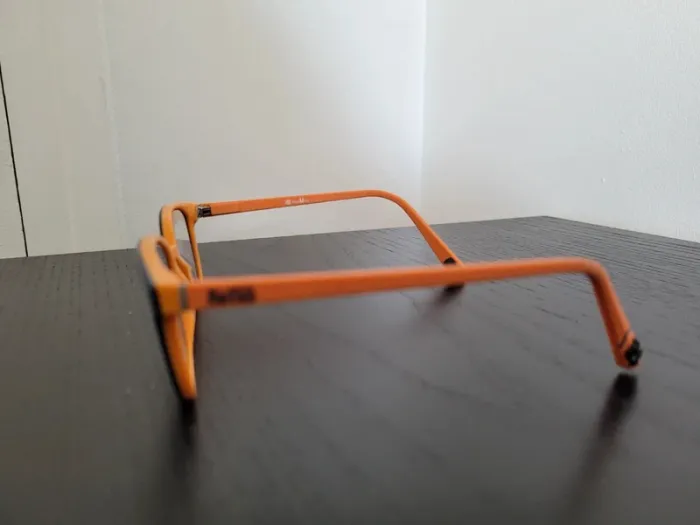 Lunette de vue enfant marvel orange à mettre à la vue - photo numéro 2