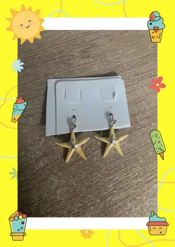 Boucles d’oreilles étoiles de mer