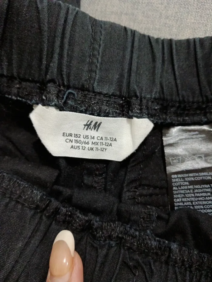 C13 pantalon noir H&M 11-12 ans - photo numéro 3