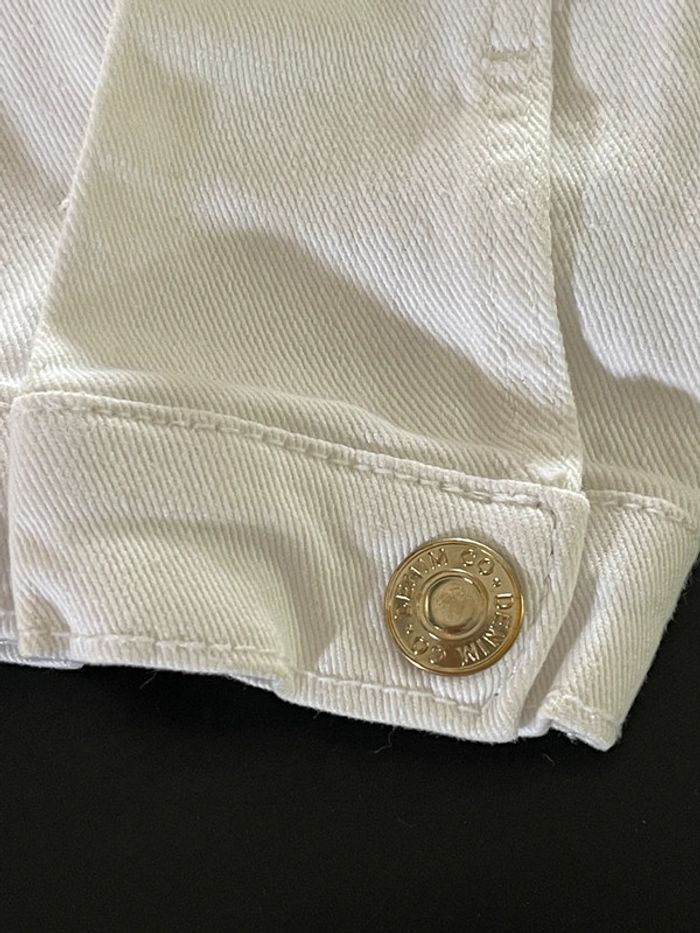 Veste en jean 2/3 ans blanche fille - photo numéro 5