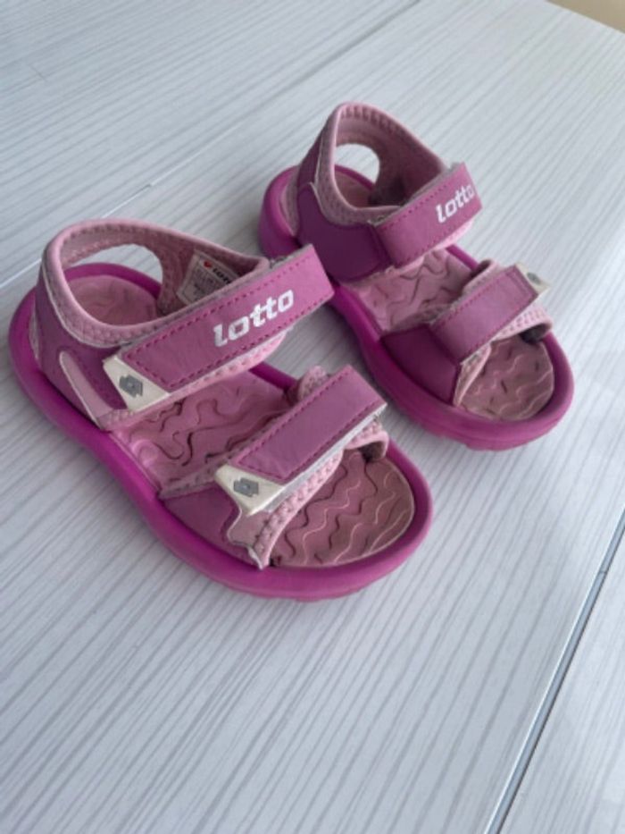 Sandales rose lotto 26