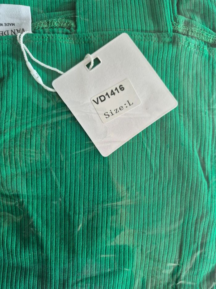 Robe Courte Femme Verte - photo numéro 3
