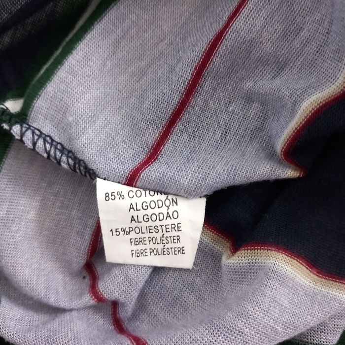 Polo rayé vintage homme taille L - photo numéro 6