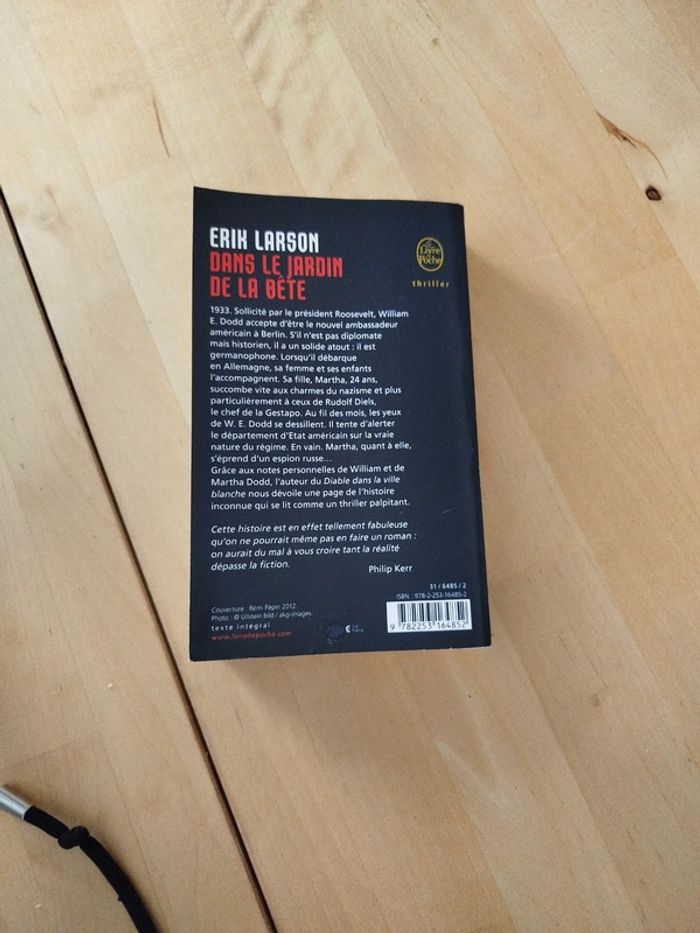 Dans le jardin de la bête De Erik Larson - photo numéro 2