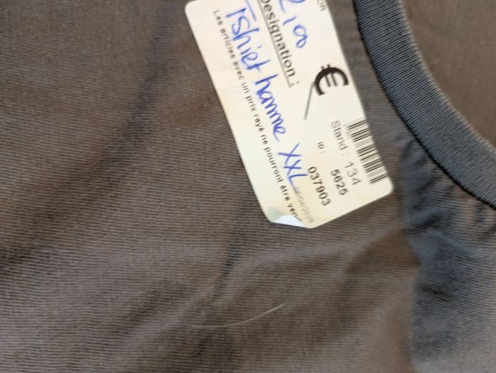 T-shirt gris XL - photo numéro 2