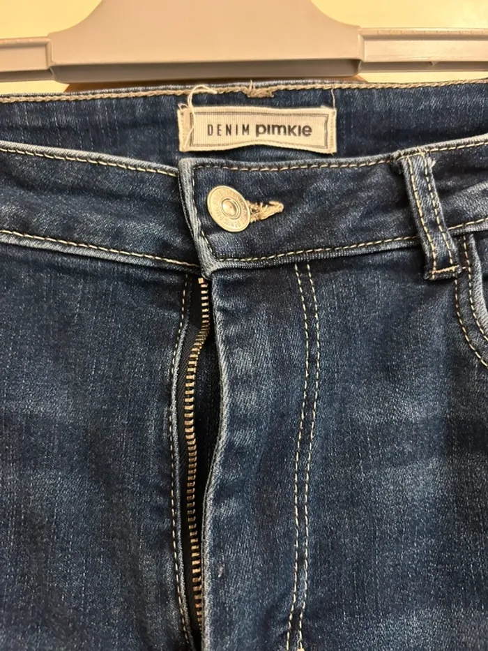 Jean taille haute Pimkie – Taille 40 – Bleu marine - photo numéro 2