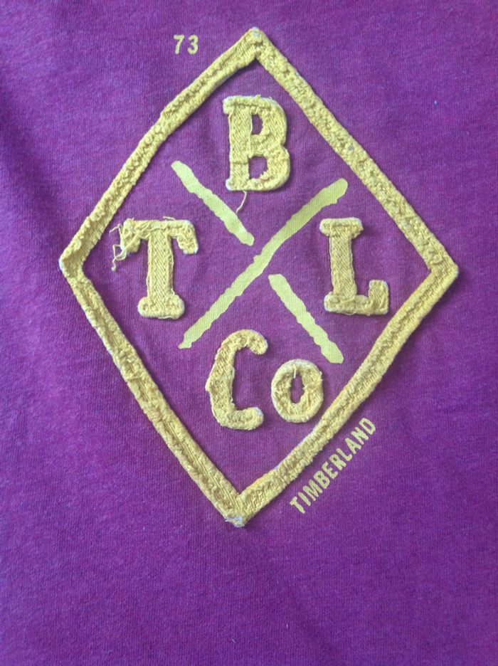 Tee-shirt rouge Timberland - 4 ans - photo numéro 3