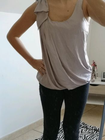 Blouse effet satin