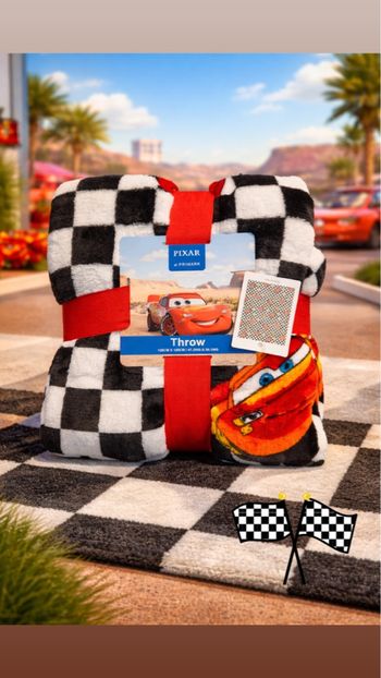 Plaid cars pixar neuf flash mc queen 