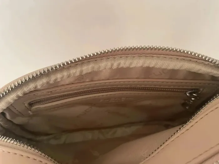Fuchsia Paris beige purse sac à main - photo numéro 12