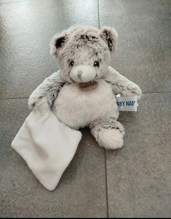Doudou ours baby nat'
