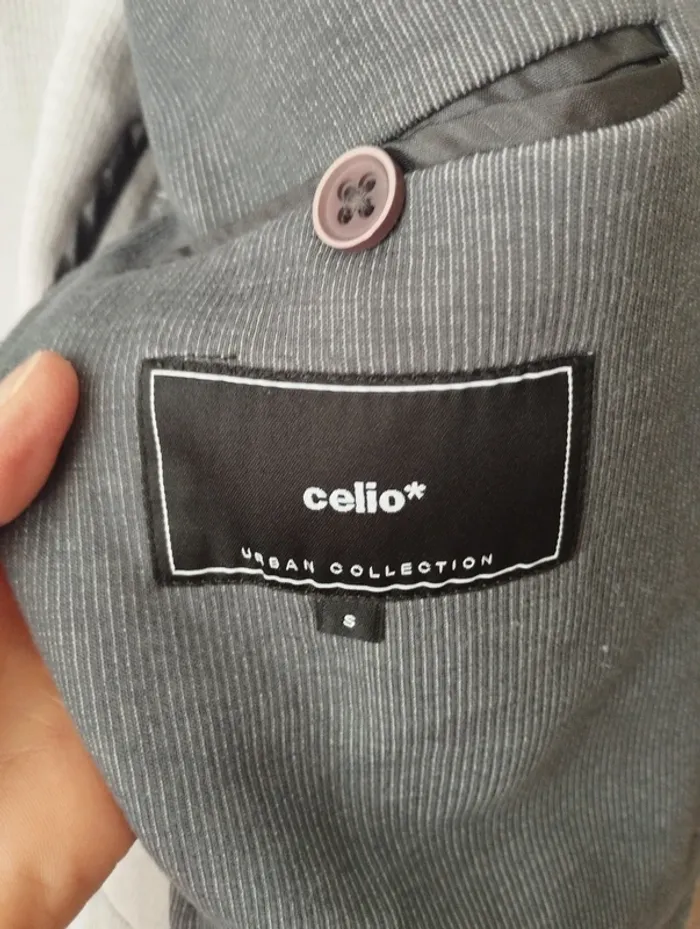 Veste grise homme Celio S - photo numéro 5