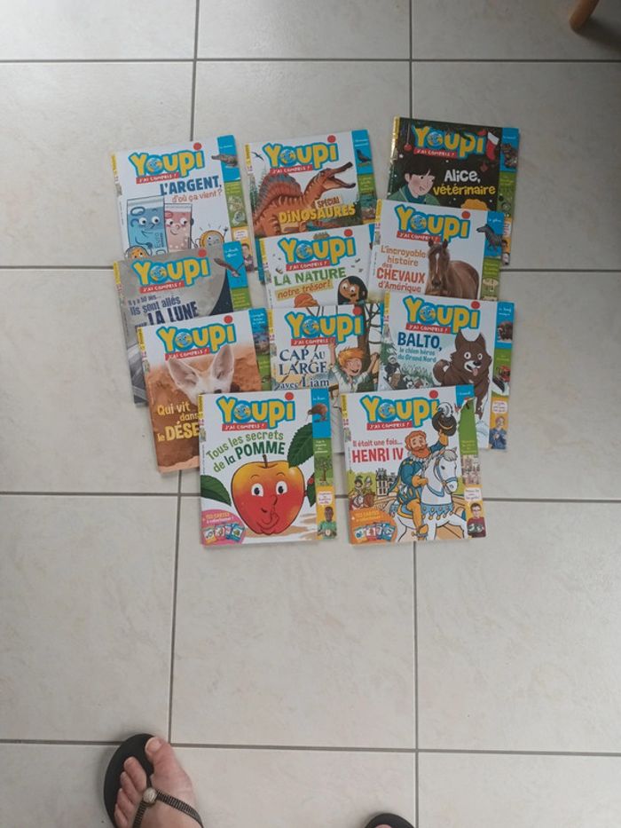 Lot 11 livres youpi j'ai compris 5-8 ans