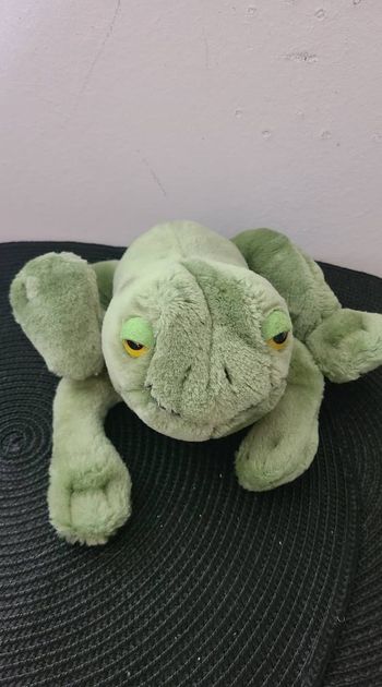 1985 peluche vintage DAKIN Nature Babies Leap GRENOUILLE