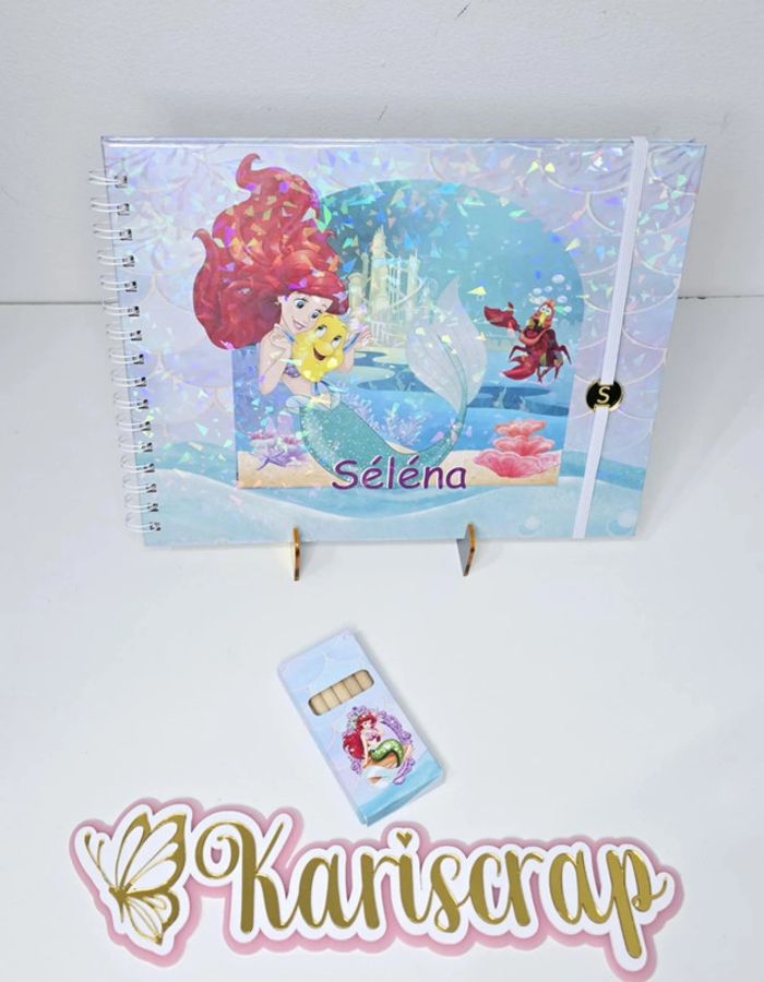 livre coloriage ariel