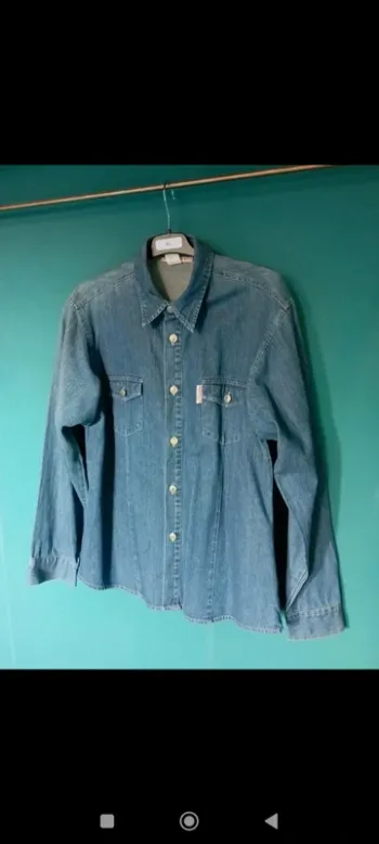 Chemise femme en jean souple