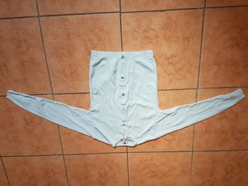 Gilet été fille 10 ans vert clair Rose des Flandres