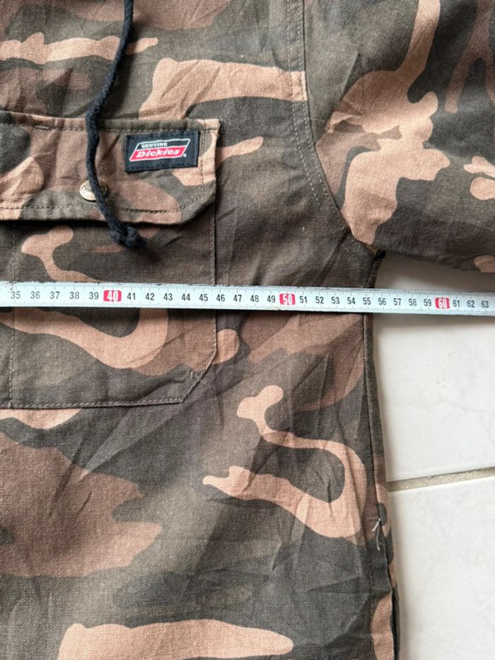 Veste Genuine Dickies à capuche Vintage Camouflage Militaire Taille M – Pièce Rare - photo numéro 8