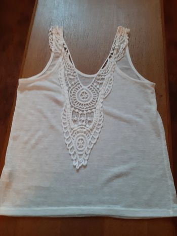 débardeur dentelle