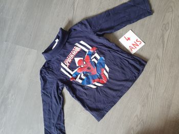 Maillot t-shirt sous pull 4ans garçon