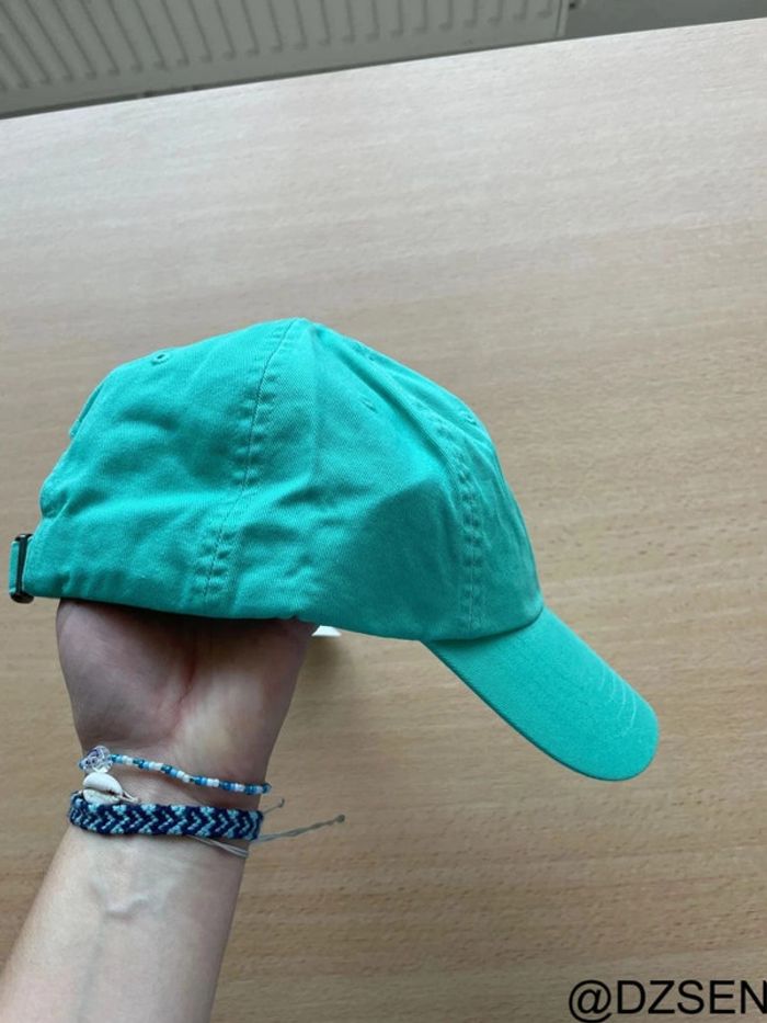 Casquet Ralph Lauren Neuve Turquoise logo brodé - photo numéro 4