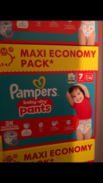 Pampers taille 7