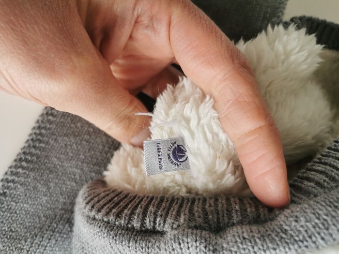 Bonnet avec écharpe bébé 6/12mois petit bateau tbe - photo numéro 4