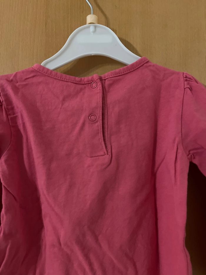 Robe fleurs et tee shirt manches longues 2 ans - photo numéro 5