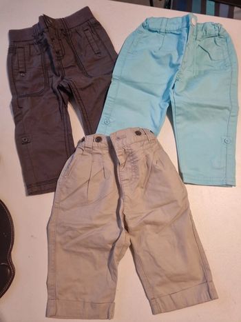 Lot pantalons 9 mois