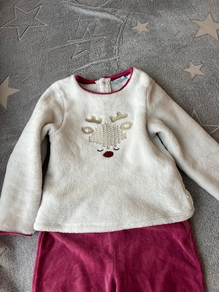Pyjama deux pièces velours - photo numéro 2