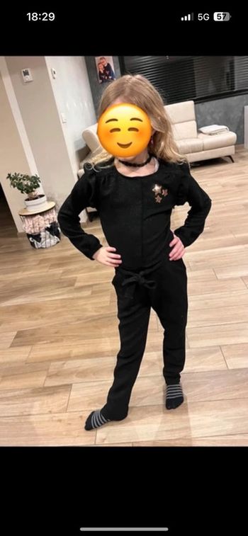 Combinaison fête étoile vertbaudet noir très bon état