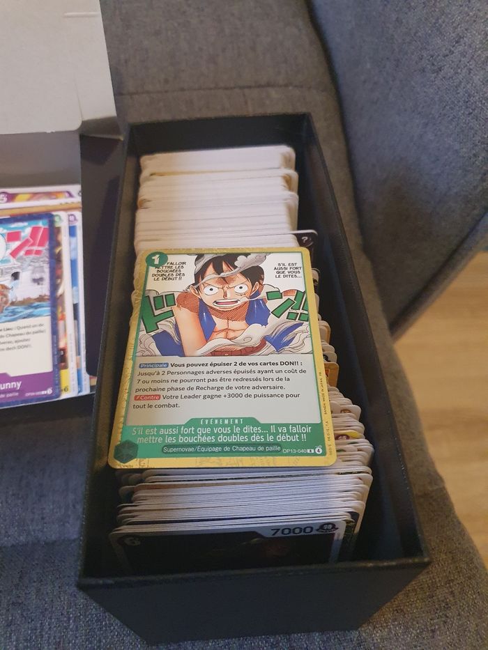 Lot de 1200 cartes one piece op09 et op13 français - photo numéro 4