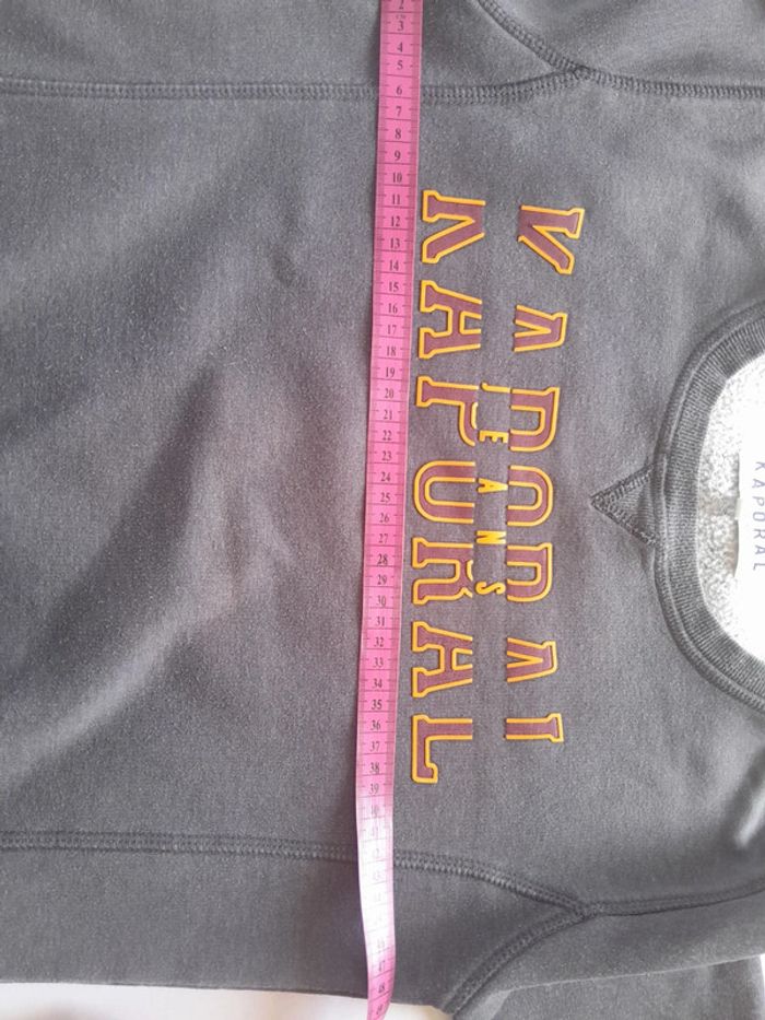 Sweat mixte kaporal avec logo caoutchouc 16 ans - photo numéro 9