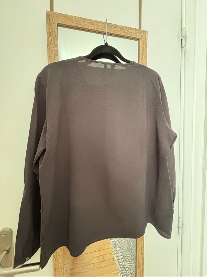 Blouse Mango grise - photo numéro 3