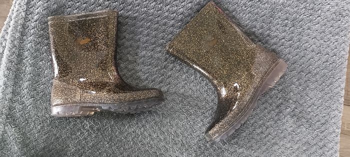 Lot botte de pluie et paire de chausson taille 34 - photo numéro 2