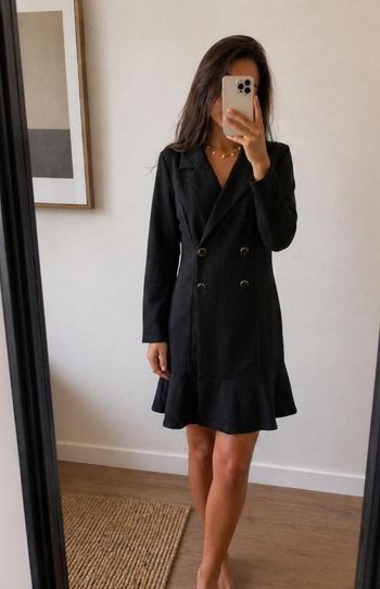Robe blazer noir So Addict