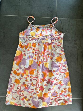 Robe  d été  avec imprimé