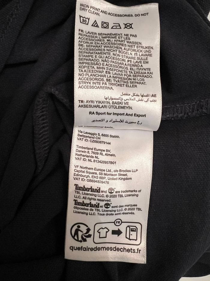Polo Timberland bleu marine taille S - photo numéro 8