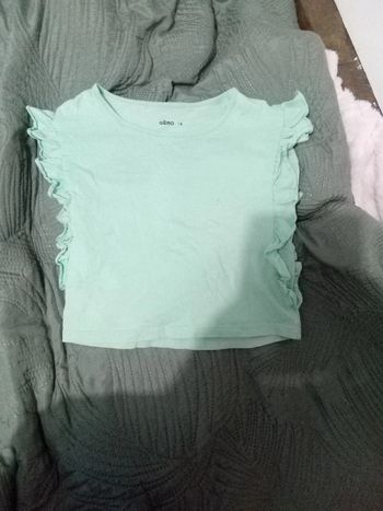 T shirt vert Gémo