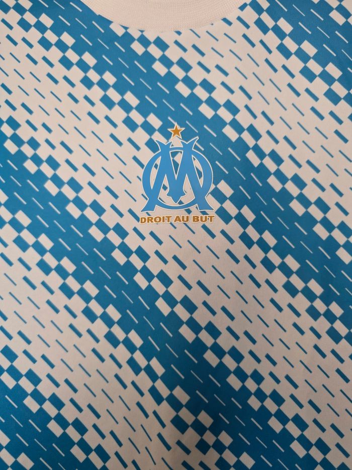TEE-SHIRT OLYMPIQUE MARSEILLE DROIT AU BUT TAILLE 1O ANS - photo numéro 3