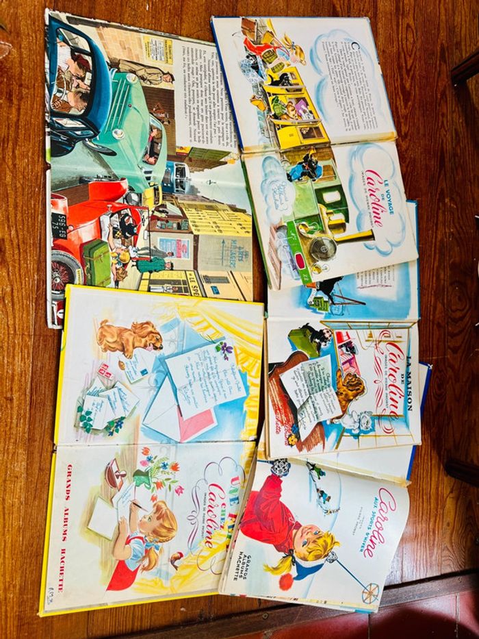 Lot de 5 Caroline Grands albums Hachette EO anciens livres bd - photo numéro 4